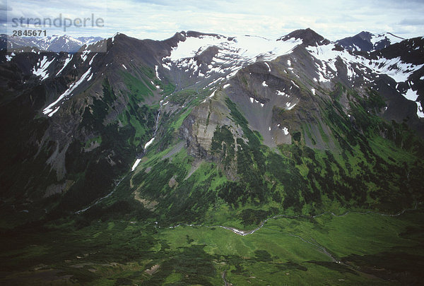 Luftbild von Skeena Gebirge  British Columbia  Kanada.