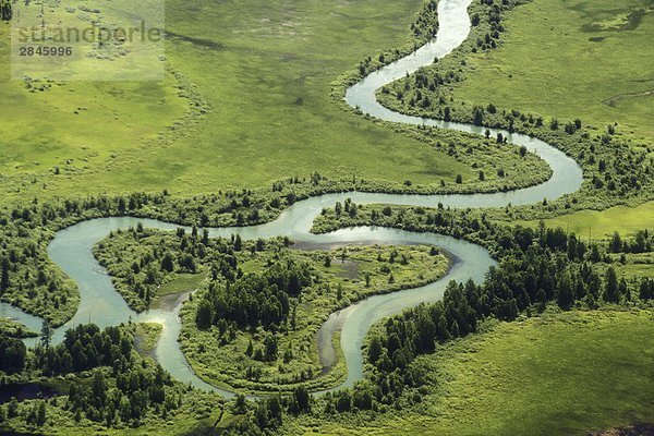 Mitchell River Feuchtgebiete  British Columbia  Kanada.