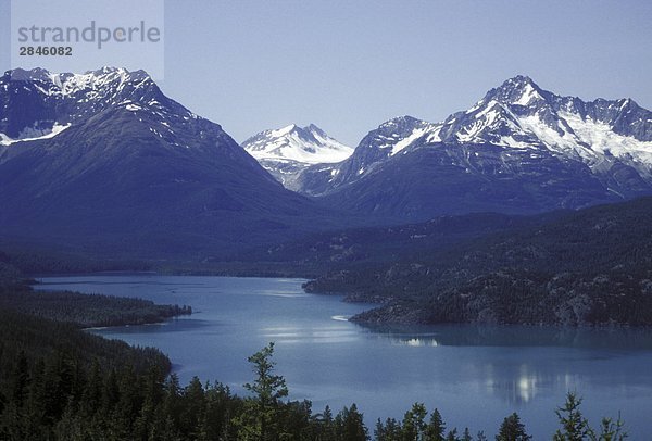 Tatlayoko Lake und Coast Mountains  Chilcotin Region  British Columbia  Kanada.
