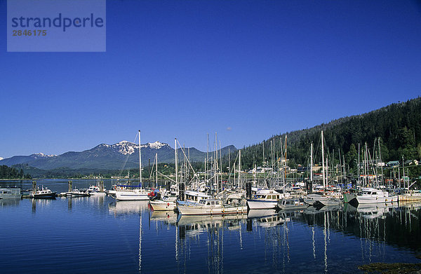 Großstadt Regierung Kai Königin British Columbia Kanada Queen Charlotte Islands