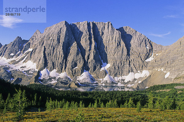 Mount Drysdale und Rockwall Pass  Kootenay-Nationalpark  British Columbia  Kanada.