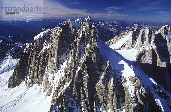 Luftbild von Mount Waddington  British Columbia  Kanada.