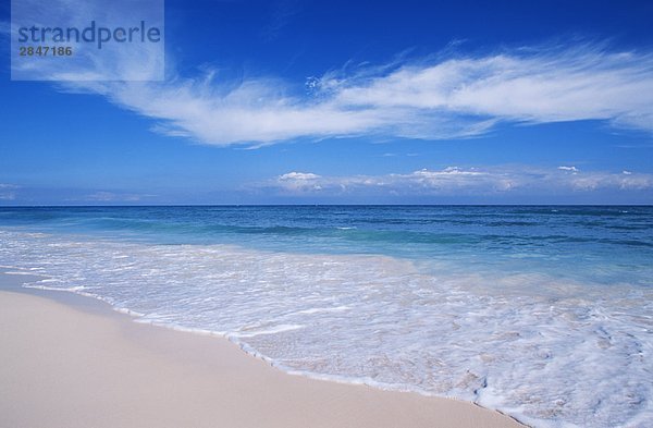 Mexiko  Yucatan Halbinsel  Karibik  Strand in der Nähe von Tulum