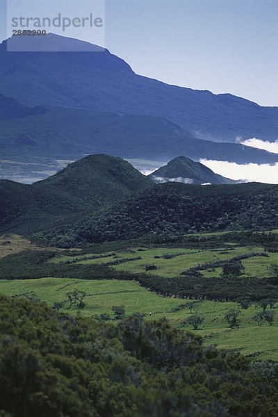 Berglandschaft auf der Insel Reunion in Afrika