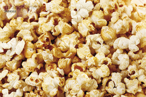 Popcorn  Vollbild  Nahaufnahme