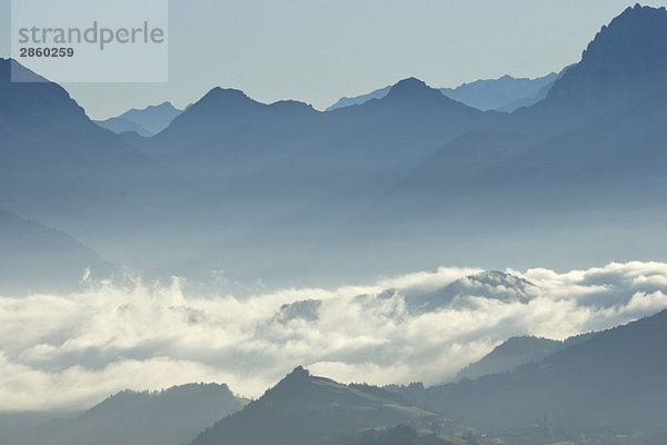 Österreich  Tirol  Thiersee  Berglandschaft