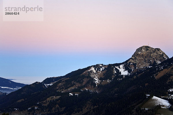 Germany  Bavaria  View onto Wendelstein mountain