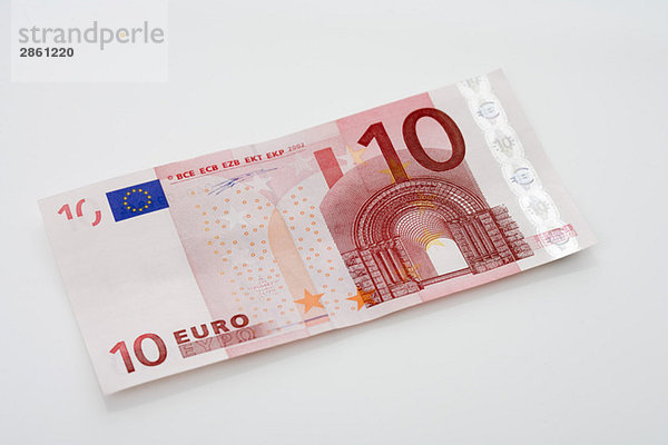 10 Euro-Schein  Nahaufnahme