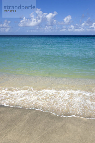 Grenada  Carriacou  Paradise Beach at L'Esterre  Empty beach