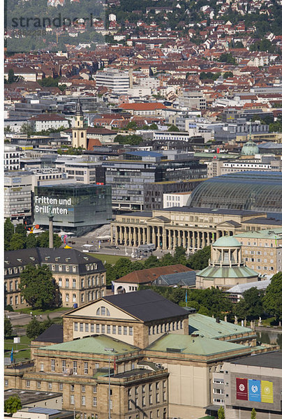 Germany  Baden-Wuerttemberg  Stuttgart  View of cityscape