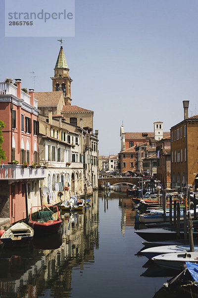 Italy  Chioggia  Vena Canal  Fishing harbor