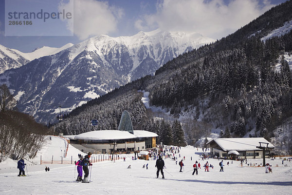Austria  Salzburg  Gastein Valley  Ski course