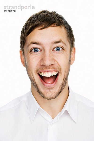 Portrait einer lächelnd mann Schwedens.