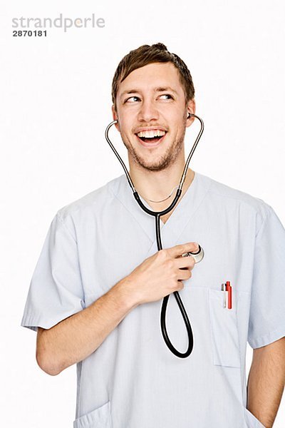 Portrait eines Arztes Schweden.