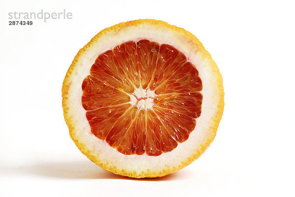Nahaufnahme von der Hälfte der grapefruit