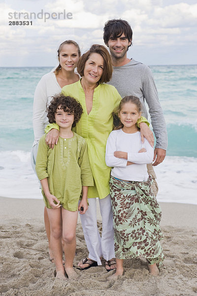 Familie am Strand