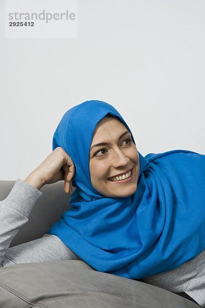 Porträt einer Frau mit einem Hijab