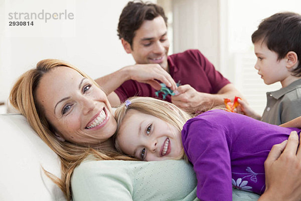 Glückliche Familie