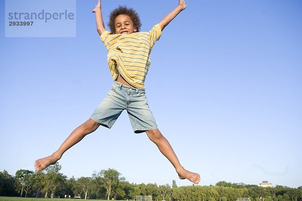 8 year old boy jumps very high  Winnipeg  Canada