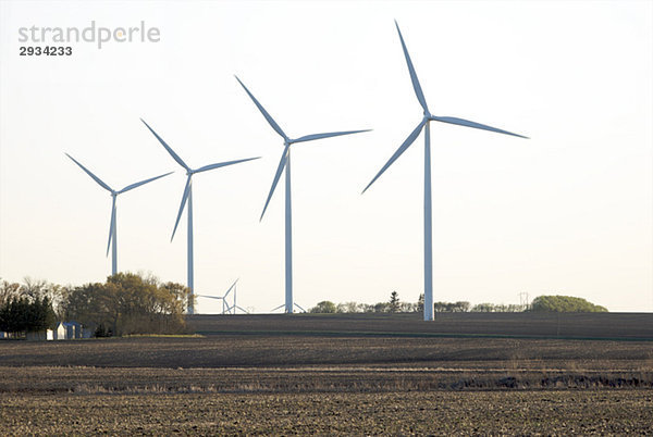Four wind turbines