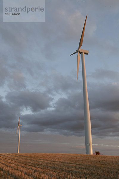 Wind turbine  Saskatchewan  Canada