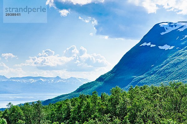 Fjelds in Bjerkvik Norwegen.