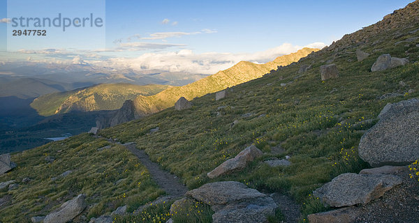 Sonnenaufgangs-Wanderung auf Mt Evans auf der Suche nach Denver  Colorado