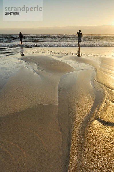 Sonnenuntergang auf Beverly Beach  Oregon