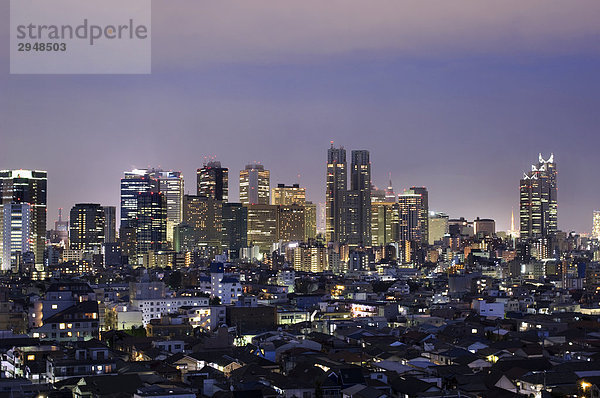 Skyline Nishi-Shinjuku  Tokio  Japan