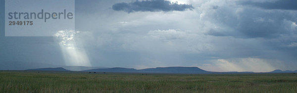 Wolken auf der Serengeti  Tansania  Ost-Afrika