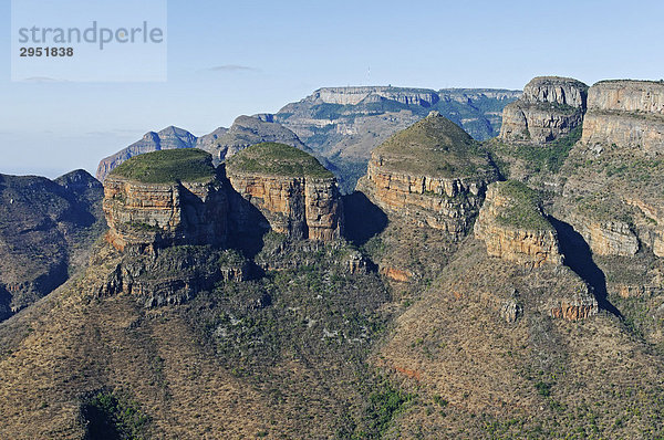 Felsformation Three Rondavels  Blyde River Canyon  Mpumalanga  Südafrika  Afrika