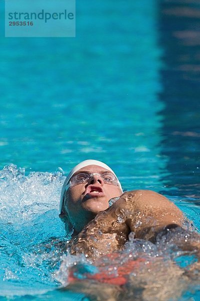 Rückenschwimmen Athlet australisch