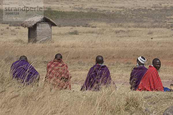 Tansania  Afrika  Masai  Stamm  Native  Eingeborenen  l