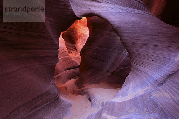 Antelope Canyon  Sandstein  geformt  Wind  Wasser  L