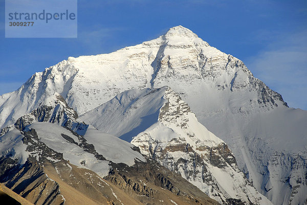 Gipfel des Mt. Everest Chomolungma Tibet China