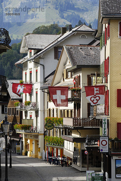 Benediktinerabtei Dorfstrasse Engelberg Kanton Obwalden Schweiz
