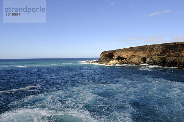 Fjord  Puerto de la Pena  Aiuy  Fuerteventura  Kanarische Inseln  Spanien  Europa