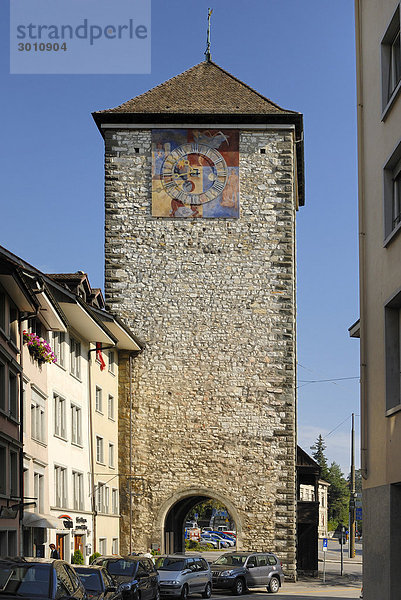 Schaffhausen - the lower towngate - Switzerland  Europe.
