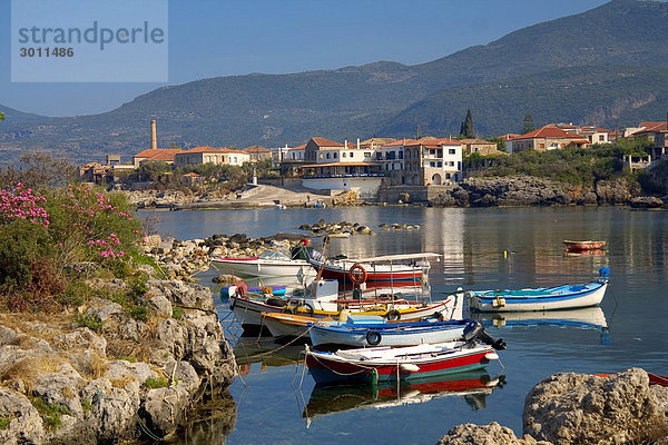 Harbour of Kardamyli  Peloponnese  Greece