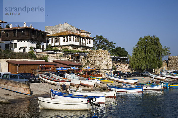 Südlicher Hafen  Museumsstadt Nessebar  Schwarzmeerküste  Bulgarien