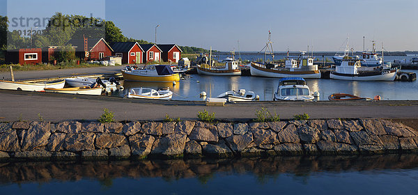 Ein Hafen in Blekinge Schweden