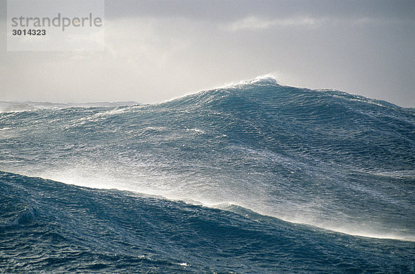 Wellen an stürmischen Meer.