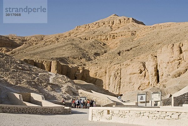 Zugänge zu den Gräbern im Tal der Könige  Luxor  Ägypten