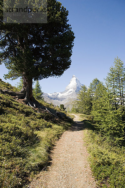 Schmutzspur und Matterhorn