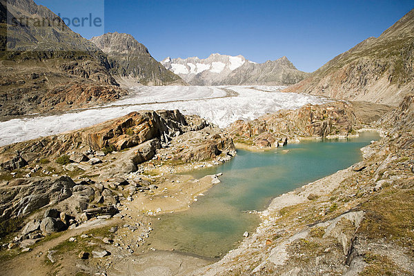 Aletschgletscher in der Schweiz