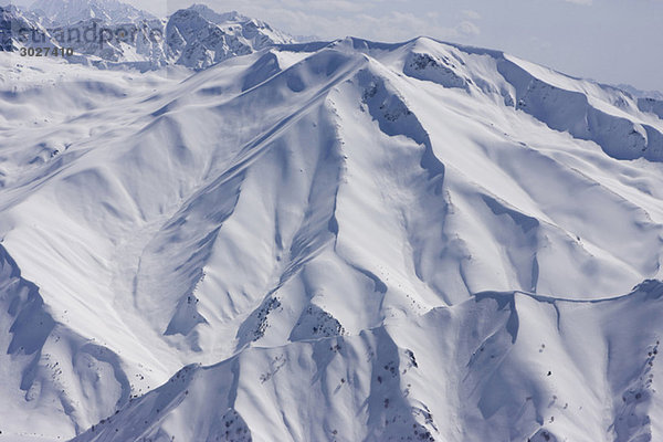 India  Kashmir  Gulmarg  Snow covered mountain scenery