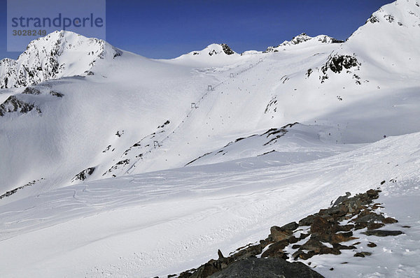 Austria  Tyrol  Stubai Glacier  Skiing region