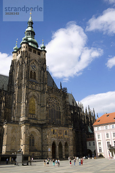 Tschechische Republik  Prag  St. Veitsdom  Touristen