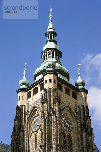 Tschechische Republik  Prag  St. Veitskirche  Tiefblick