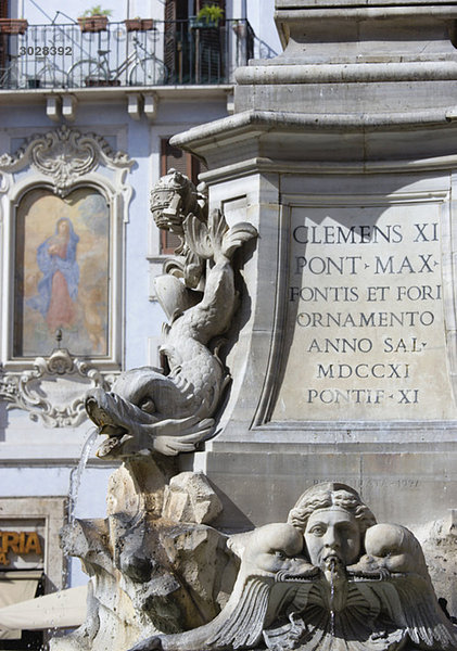 Italien  Rom  Piazza della Rotonda  Brunnen
